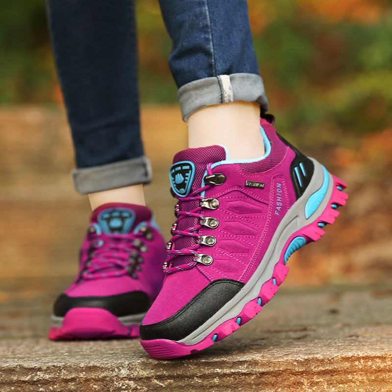 Outdoor Hiking Shoes Low-top Couple's Casual Sports Shoes Trekking Off-road Shoes