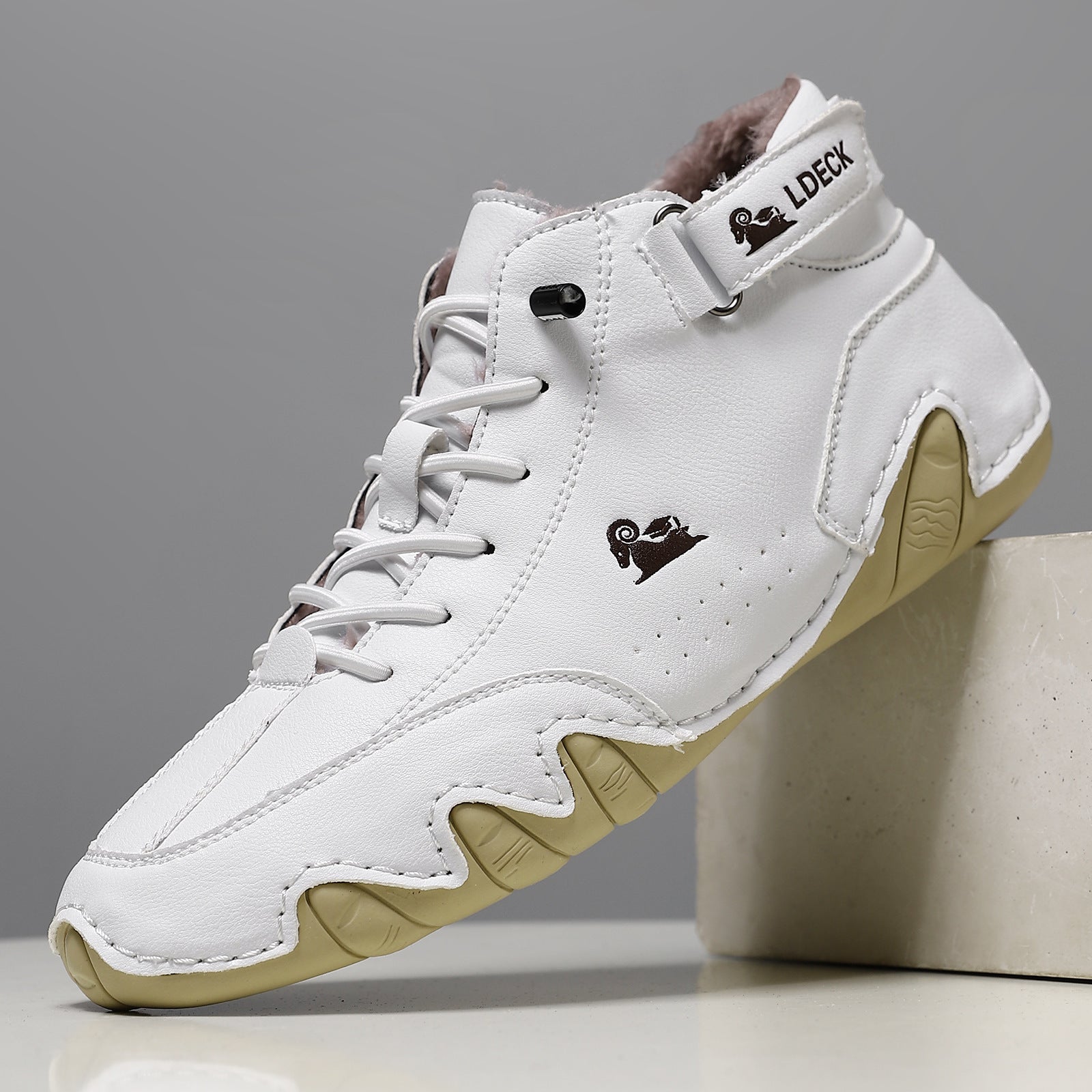 Winter Fleece-lined Large Size Octopus Men's Martin Boots