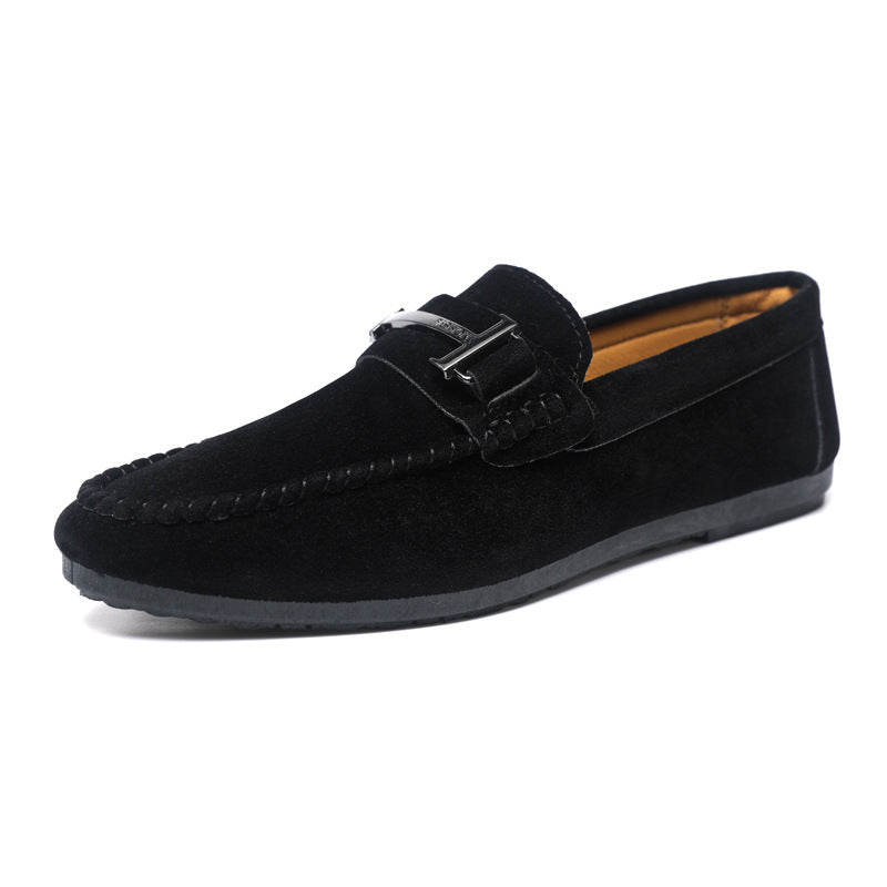 Men's Handmade Soft Sole Casual Low-Cut Round-Toe Slip-On Loafers