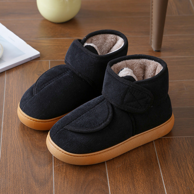 Large Opening Warm Boots With Anti-slip Rubber Soles For Men And Women
