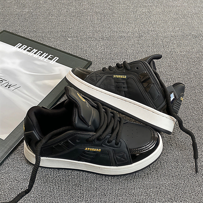 Men's  National Fashion All-match Thick Bottom Board Shoes